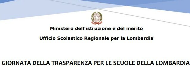 Circ. 45 – “Giornata della Trasparenza” per le scuole – 30 Novembre 2023￼